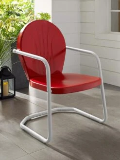 Crosley Griffith Metal Outdoor Chair -Garden Care Store 8599640 14V tif