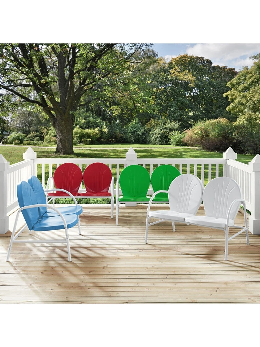 Crosley Griffith Metal Outdoor Loveseat 4 Crosley Griffith Metal Outdoor Loveseat - Image 2