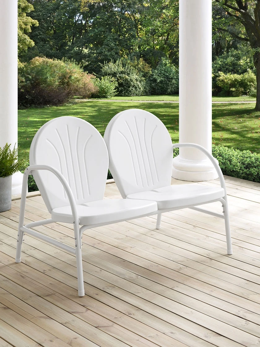 Crosley Griffith Metal Outdoor Loveseat 3 Crosley Griffith Metal Outdoor Loveseat