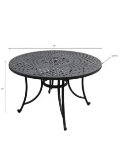 Crosley Sedona Cast Aluminum Dining Table -Garden Care Store 8599661 01v