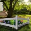 Split Rail Corner Vinyl Fence -Garden Care Store 8599774 01V tif