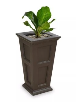 Fairfield Self-Watering Tall Patio Planters, 34” -Garden Care Store 8600109 06V tif
