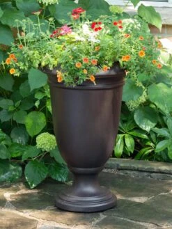 Ellington Self-Watering Urn Planter, 24" -Garden Care Store 8600110 02V tif