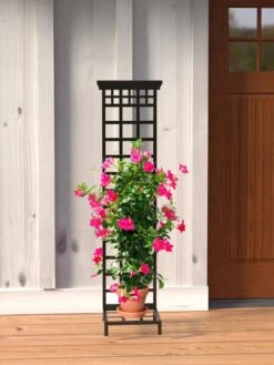 Mission-Style Planter Stand With Trellis 7 Mission-Style Planter Stand With Trellis -Garden Care Store 8600111 01V tif