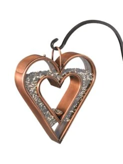 Fly-Thru™ Bird Feeder With Copper Finish 13 Fly-Thru™ Bird Feeder With Copper Finish -Garden Care Store 8600193 05v fly thru bird feeder with copper finish heart