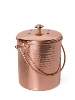 Hammered Copper Compost Pail -Garden Care Store 8600224 19320 tif
