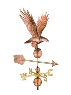 Freedom Eagle Copper Weathervane -Garden Care Store 8600277 03v