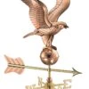 Eagle Garden Copper Weathervane With Pole -Garden Care Store 8600278 04v eagle garden copper weathervane pole
