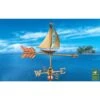 Sailboat Cottage Copper Weathervane With Roof Mount -Garden Care Store 8600347 03v sailboat cottage copper weathervane roof mount