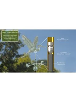 Graceful Blue Heron Copper Weathervane -Garden Care Store 8600374 06v