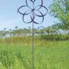 Feather Wind Spinner, 32" -Garden Care Store 8600477 01v feather wind spinner 32 inch