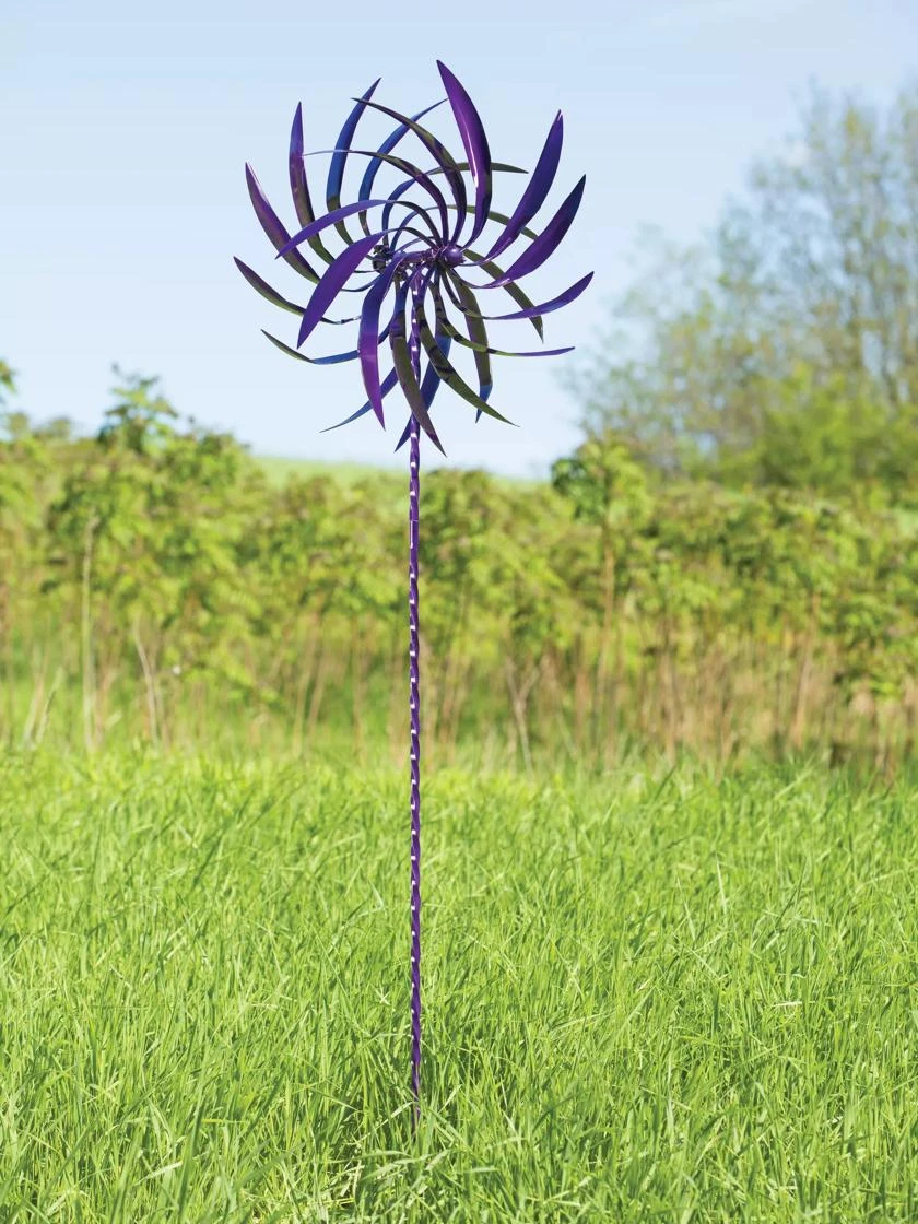Pinwheel Wind Spinner, 22" 3 Pinwheel Wind Spinner, 22"