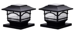 Solar Post Cap Railing Light 2-Pack -Garden Care Store 8608699 03V tif