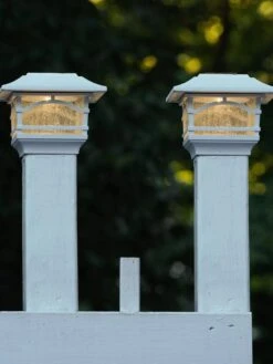 Solar Post Cap Railing Light 2-Pack -Garden Care Store 8608699 06V tif