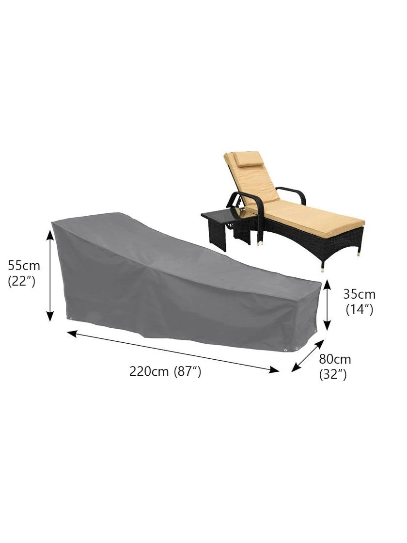 Bosmere Large Sunbed Waterproof Cover 6 Bosmere Large Sunbed Waterproof Cover - Image 4