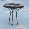 Birds Choice ® Heated Birdbath With Three Legged Black Stand -Garden Care Store 8608877 01v heated bird bath with three legged stand black