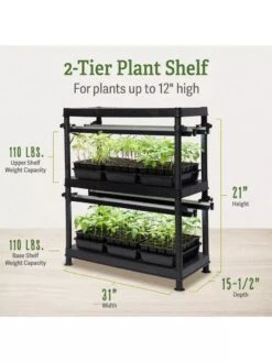 Stack-n-Grow Lights - 2-Tier System -Garden Care Store 8608905 1