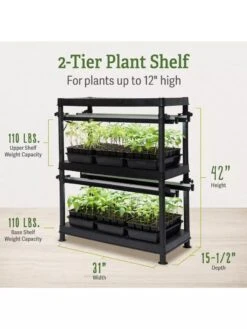LED Stack-n-Grow Lights - 2-Tier System -Garden Care Store 8608906 1