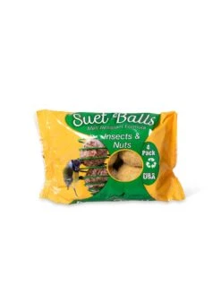Suet Balls, 4-Pack -Garden Care Store 8608923 4431 insect and nuts suet balls 4 pack