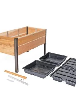 Self-Watering Elevated Planter Box, 2' X 4' -Garden Care Store 8608959 2281 tif