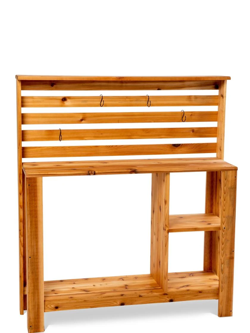 Gardener’s Supply Tall Cedar Potting Bench 5 Gardener’s Supply Tall Cedar Potting Bench - Image 3