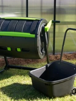 Maze Compost Tumbler And Cart Combo -Garden Care Store 8609198 09V tif