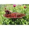 Achla Designs Antiqued Birdbath With Birds And Stake -Garden Care Store 8609294 01v achla designs antiqued brass birdbath with birds and stake