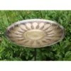 Achla Designs African Daisy Birdbath With Stake -Garden Care Store 8609296 01v achla designs african daisy brass birdbath with stake