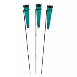 Achla Designs Solar Sparkle Cone With Stakes, Set Of 3 20 Achla Designs Solar Sparkle Cone With Stakes, Set Of 3 -Garden Care Store 8609357EMGR 07V jpg