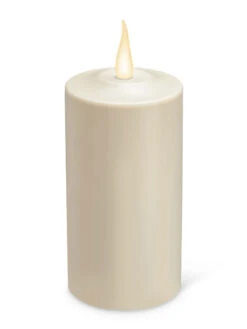 Outdoor LED Pillar Candles -Garden Care Store 8609405 04v outdoor led pillar candle 6 inch
