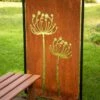 Queen Anne's Lace Corten Steel Screen -Garden Care Store 8609526 0515 tif