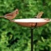 Copper Birdbath With Stake -Garden Care Store 8609876 01V jpg