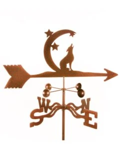 EZ Vane ® Coyote With Moon And Stars Weathervane