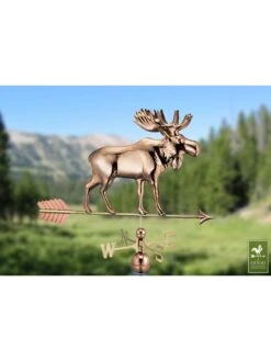 Moose With Arrow Weathervane -Garden Care Store 8610229 01v