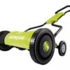 Sun Joe MJ1800M 18-Inch Quad-Wheel, 5-Position, Razor Sharp Cutting Blade, Silent Push Reel Mower -Garden Care Store 8610480 01V JPG