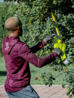 Sun Joe 24V-HT22-LTE 24-Volt ION+ Cordless Hedge Trimmer Kit | 22-Inch | W/ 2.0-Ah Battery And Charger -Garden Care Store 8610657 07v