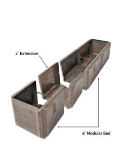 Corten Steel Modular Raised Bed, 2'x6' 15 Corten Steel Modular Raised Bed, 2'x6' -Garden Care Store 8610701 4010 tif