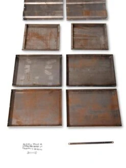 Corten Steel Modular Raised Bed, 2'x4' -Garden Care Store 8610702 5140 tif