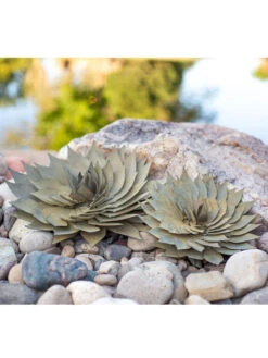 Desert Steel Spiral Aloe Sculpture 14 Desert Steel Spiral Aloe Sculpture -Garden Care Store 8610749 04v
