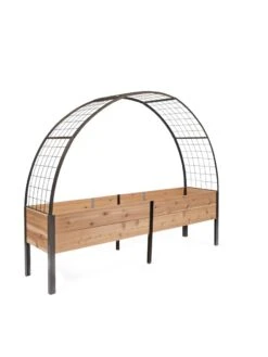 2’ X 8’ Arch Trellis For Planter Boxes 13 2’ X 8’ Arch Trellis For Planter Boxes -Garden Care Store 8610798 0809 tif