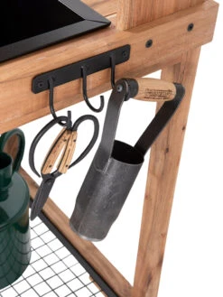 Dynamic Acacia Potting Bench With Soil Reservoir 14 Dynamic Acacia Potting Bench With Soil Reservoir -Garden Care Store 8611009 004