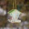 Glass Hut Bird Feeder -Garden Care Store 8611011 006 glass hut bird feeder