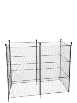 Tall Chicken Wire Critter Fence With Gate -Garden Care Store 8611020 1264 tif