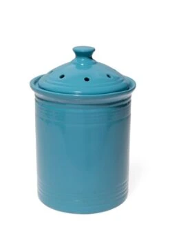 Ceramic Ribbed Compost Crock 7 Ceramic Ribbed Compost Crock -Garden Care Store 8611027 0863 tif