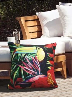 Outdoor Decor™ Floor Pillows, 24" X 24" 11 Outdoor Decor™ Floor Pillows, 24" X 24" -Garden Care Store 8611118 105v trfl outdoor floor deco pillow 24x24 tropical flowers