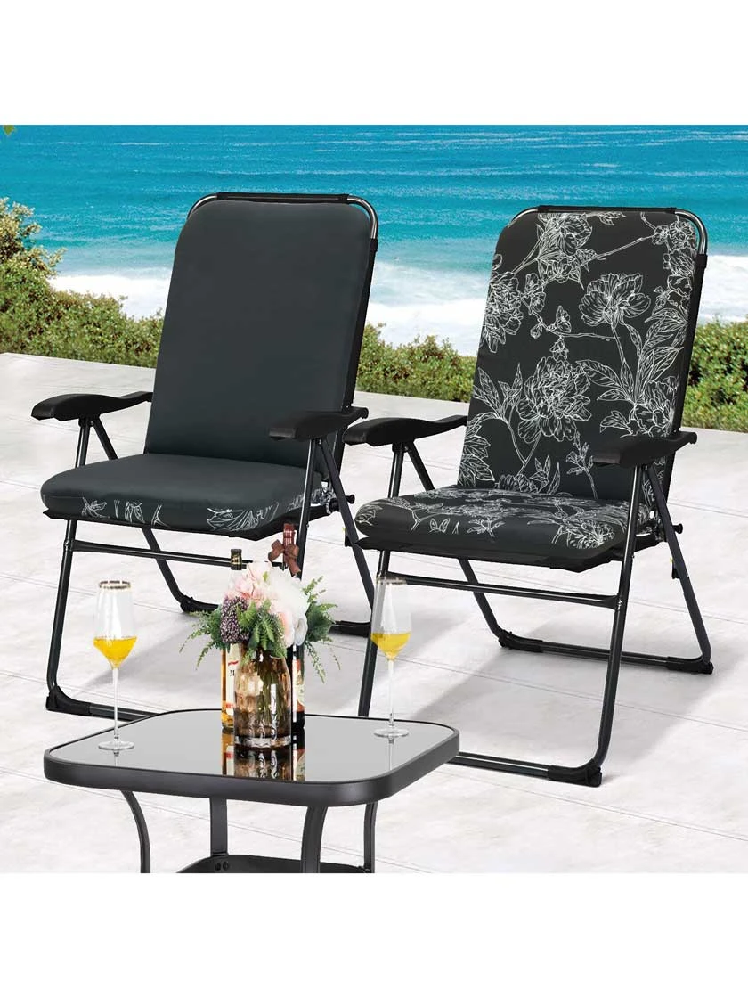Outdoor Decor™ Seat Pad High Back Cushions, 20" X 45" 6 Outdoor Decor™ Seat Pad High Back Cushions, 20" X 45" - Image 4