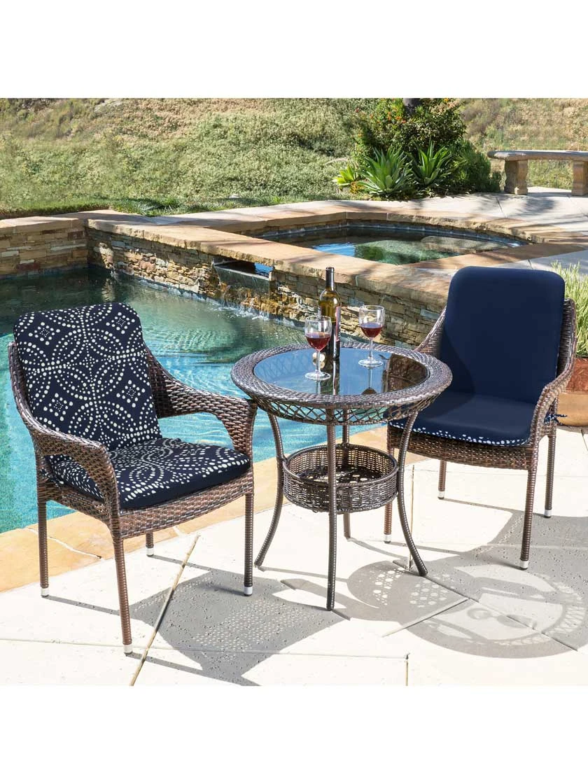 Outdoor Decor™ Seat Pad High Back Cushions, 20" X 45" 5 Outdoor Decor™ Seat Pad High Back Cushions, 20" X 45" - Image 3