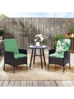 Outdoor Decor™ Seat Pad High Back Cushions, 20" X 45" 16 Outdoor Decor™ Seat Pad High Back Cushions, 20" X 45" -Garden Care Store 8611125 106v grli outdoor seat pad high back cushions 20x45 green lily
