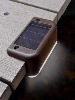 Solar Powered Deck Light, Pack Of 4 -Garden Care Store 8611346 02v