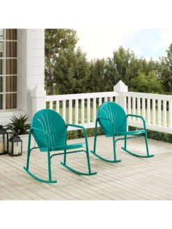 Crosley Griffith 2-piece Outdoor Rocking Chair Set -Garden Care Store 8611577 tu 28v